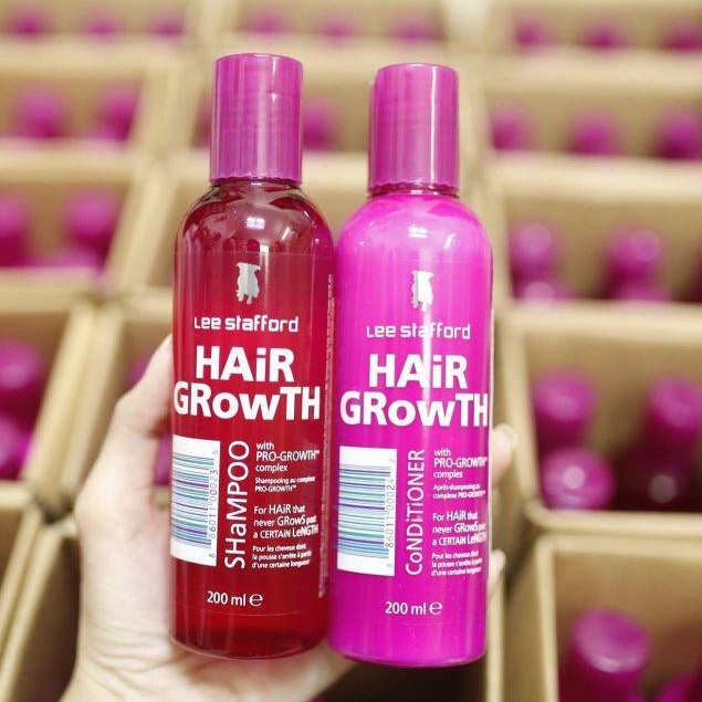 Dầu Gội Xả Kích Thích Mọc Tóc Lee Stafford HairGrowth 200ml