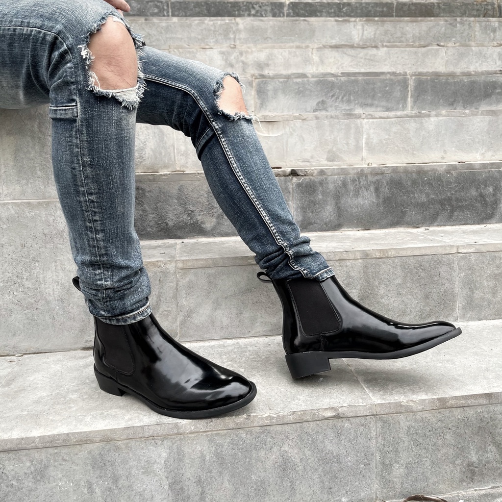 Chelsea boots da bò cao cấp 2H - 54