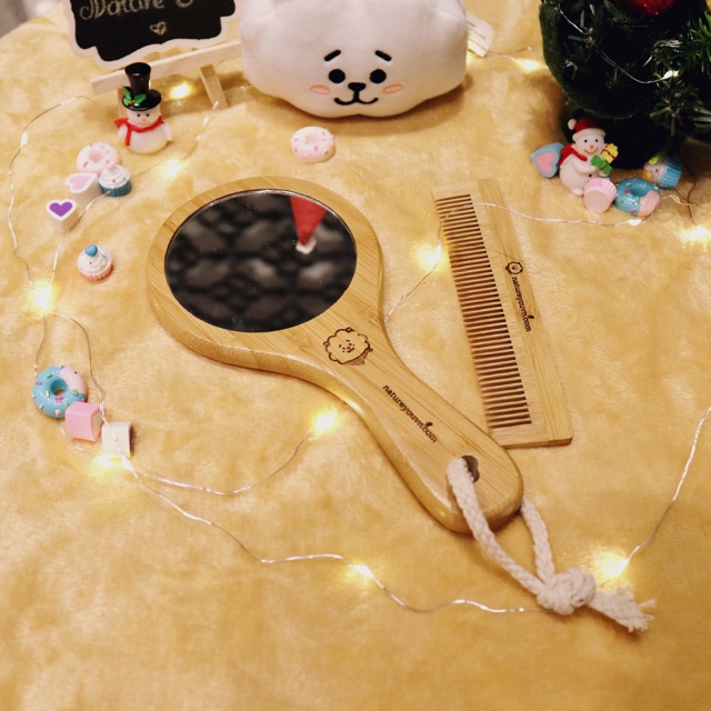 BT21 - Set Gương Lược Tre RJ