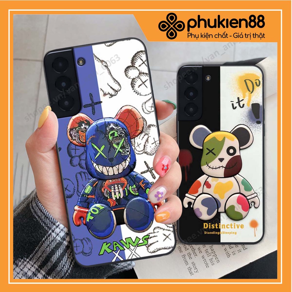 Ốp lưng Samsung S21 / S21 FE / S21 Plus / S21+ hình kaws, bear brick, venom thời trang siêu ngầu