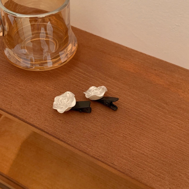 Set 5 kẹp tóc hình hoa trà dễ thương cho nữ