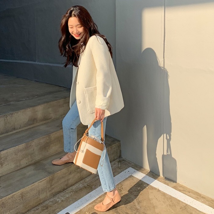 Áo blazer dạ sang chảnh