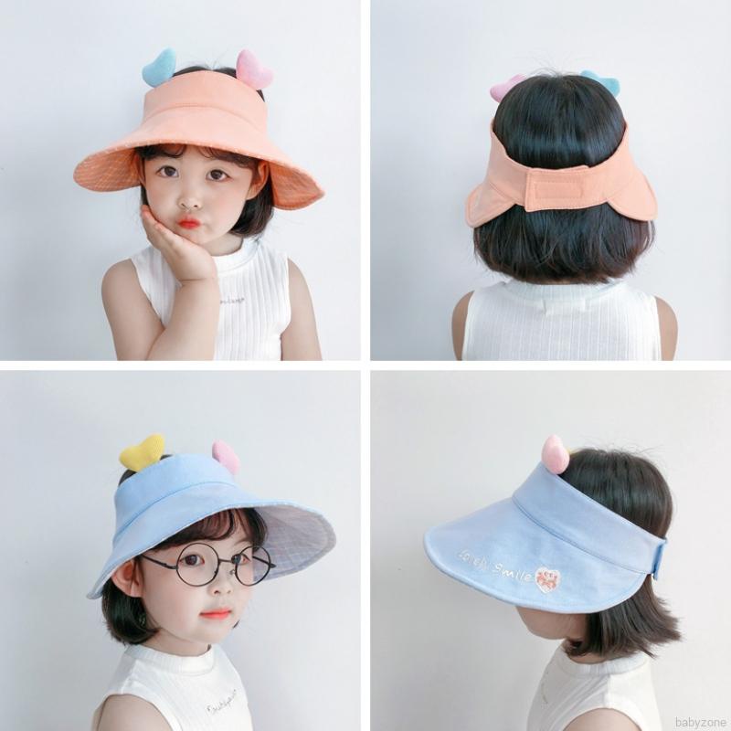 Mũ Lưỡi Trai Nửa Đầu Chống Nắng In Chữ Dễ Thương Cho Bé