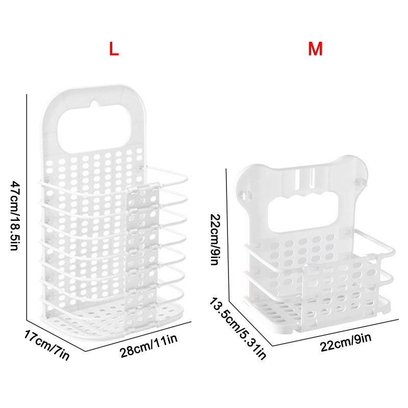 Giỏ Đựng Quần Áo Bẩn Gắn Tường Thoáng Khí Có Thể Gấp Gọn Tiện Dụng