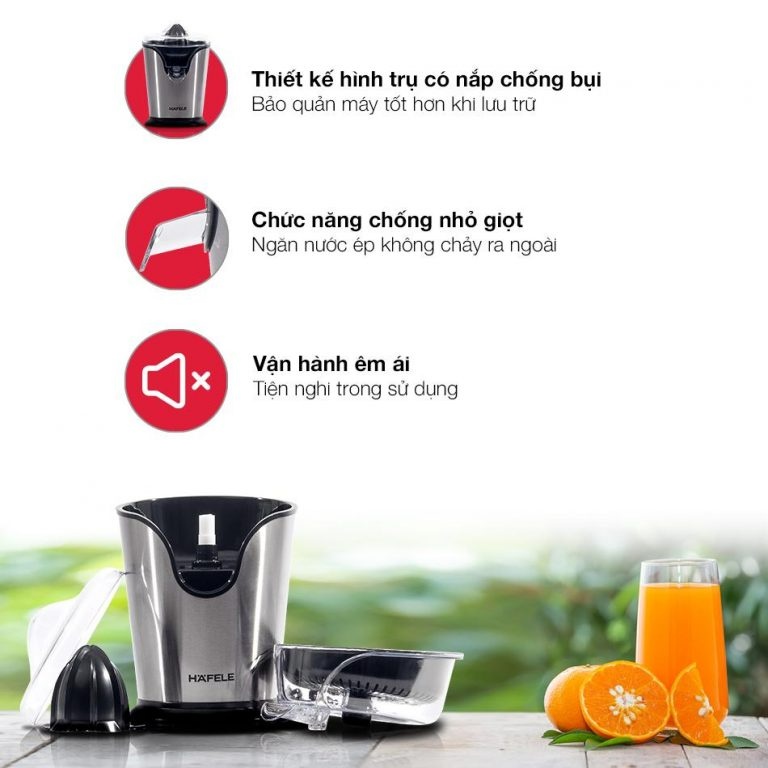 Máy vắt cam tự động Hafele GS-401 / 535.43.089 700ml 100W - Hàng chính hãng