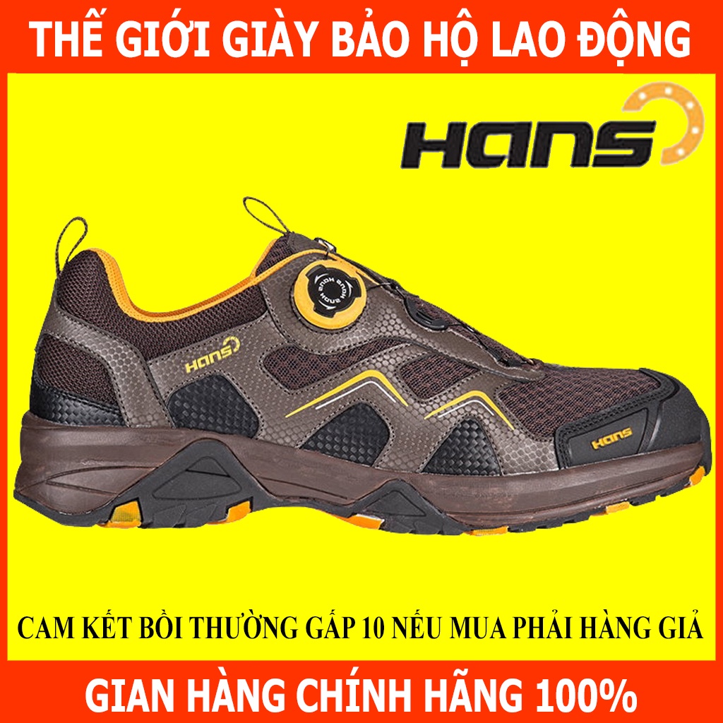 [HÀNG CHÍNH HÃNG]Giày bảo hộ Hans HS-81 Prince Siêu Nhẹ, Chống Thấm Nước, Chống Đâm Xuyên, Va Đập Mạnh