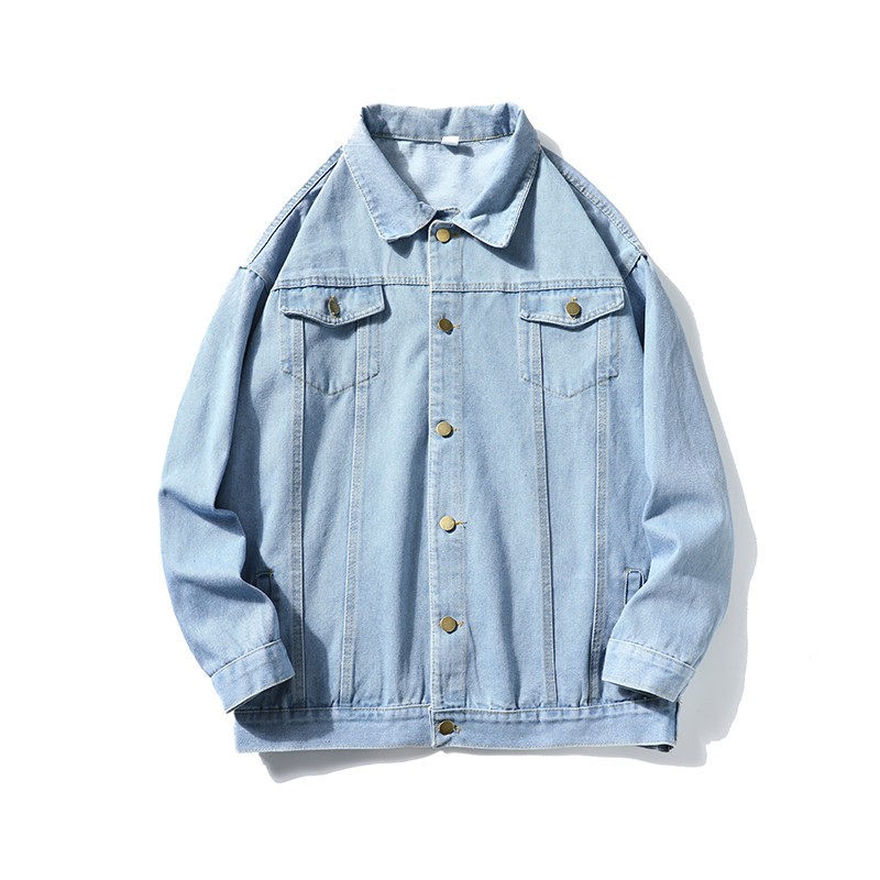 Handsome men Denim jacket Avant-garde High-quality tannin jacket New Loose jacket New clothing