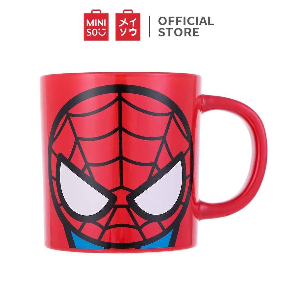Ly sứ MARVEL cartoon 400ml(Spider-man) Miniso