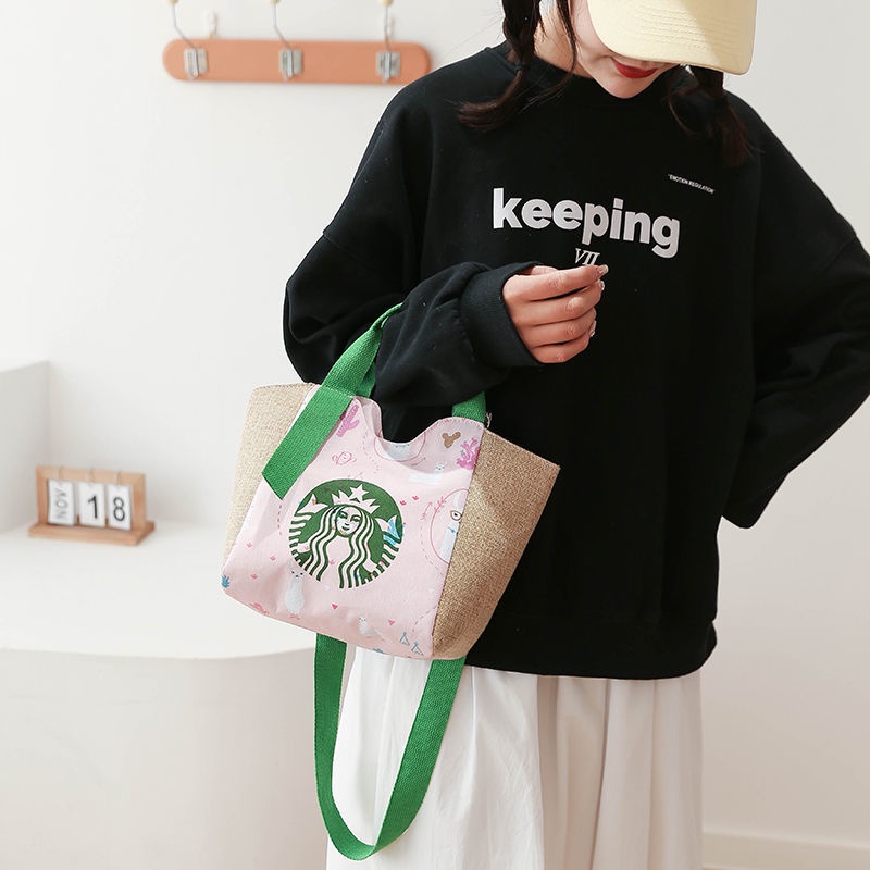 Túi Xách Canvas Cỡ Lớn Thân Thiện Với Môi Trường Thời Trang Cổ Điển