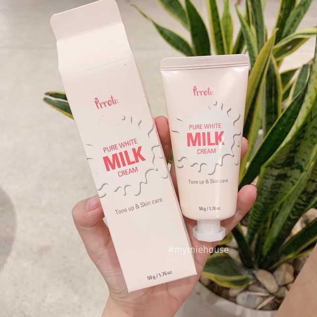 KEM DƯỠNG TRẮNG DA NÂNG TONE PURE WHITE MILK CREAM PRRETI ( DÀNH CHO FACE ) SALE 70%