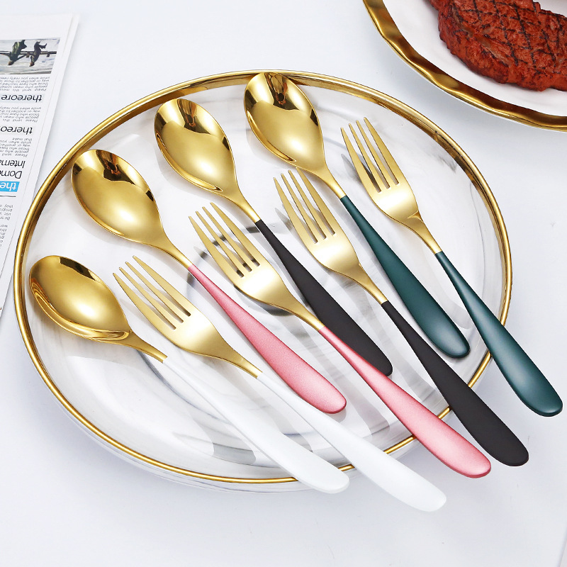 Muỗng / Nĩa Bằng Thép Không Gỉ 304 Không Độc Hại