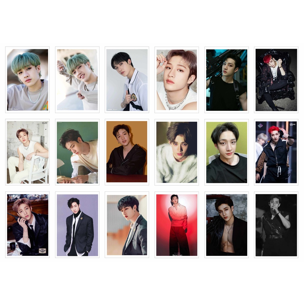 [Ép Lụa] Lomo Card 36 Ảnh STRAY KID - BANGCHAN