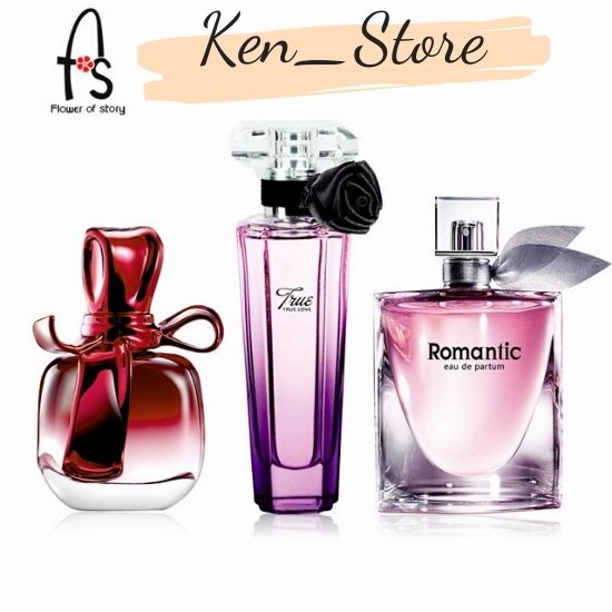 Nước Hoa Nữ Flower Of Story Paris Set 3 * 25ml Cao Cấp, Gợi Cảm, Hấp Dẫn, Cuốn Hút, Hương Thơm Tươi Mát, Dài Lâu