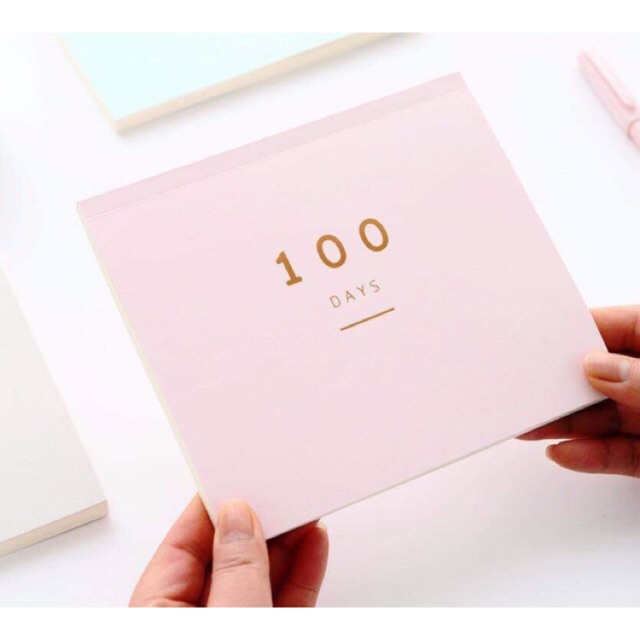 100 days planner - Sổ lên kế hoạch