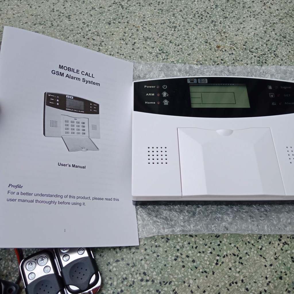 Bộ Báo Động Trung Tâm Chống Trộm Không Dây Qua Sim GSM Điện Thoại