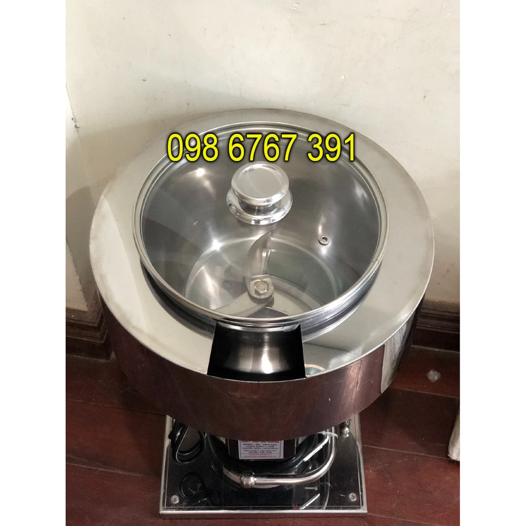 Máy phết chả cá, Máy quết thịt 2kg nồi có Bao Đá