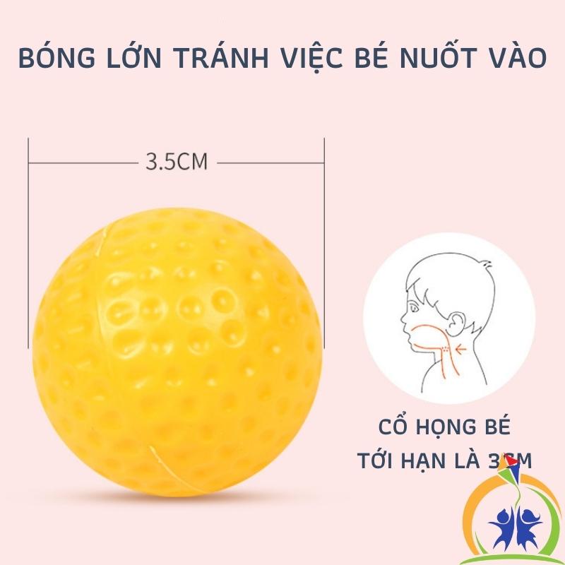 Tháp bóng lăn cầu trượt thả bóng xoay tròn KIDONE đồ chơi cho bé đơn giản, sinh động, an toàn KO07
