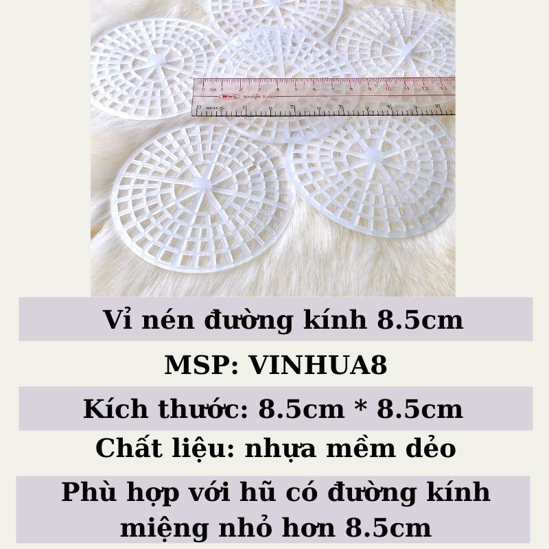 5 chiếc vỉ nén cà muối dưa chặn thực phẩm ngâm nhiều size Shop Nhà Hũ