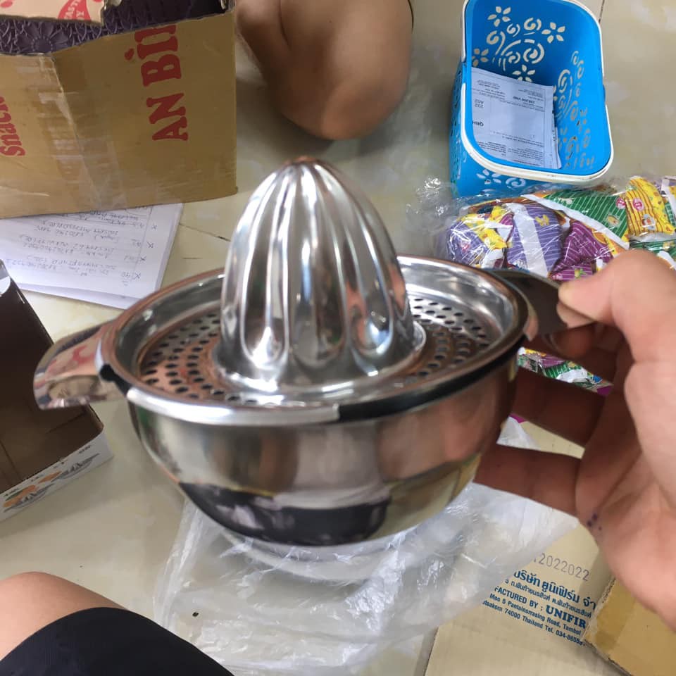 vắt cam bằng tay inox