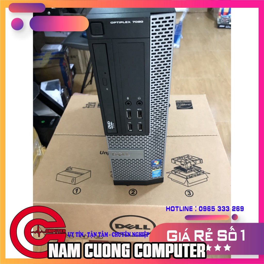 Máy bộ DELL OPTIPLEX 3020 SFF chạy thế hệ 4 máy tính để bàn, máy tính đồng bộ Dell, case đồng bộ Dell