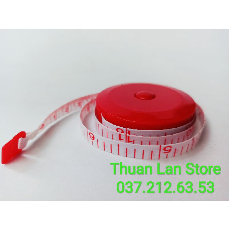 Thước Cuộn Mini Dài 1,5m Nhỏ Gọn Tiện Lợi