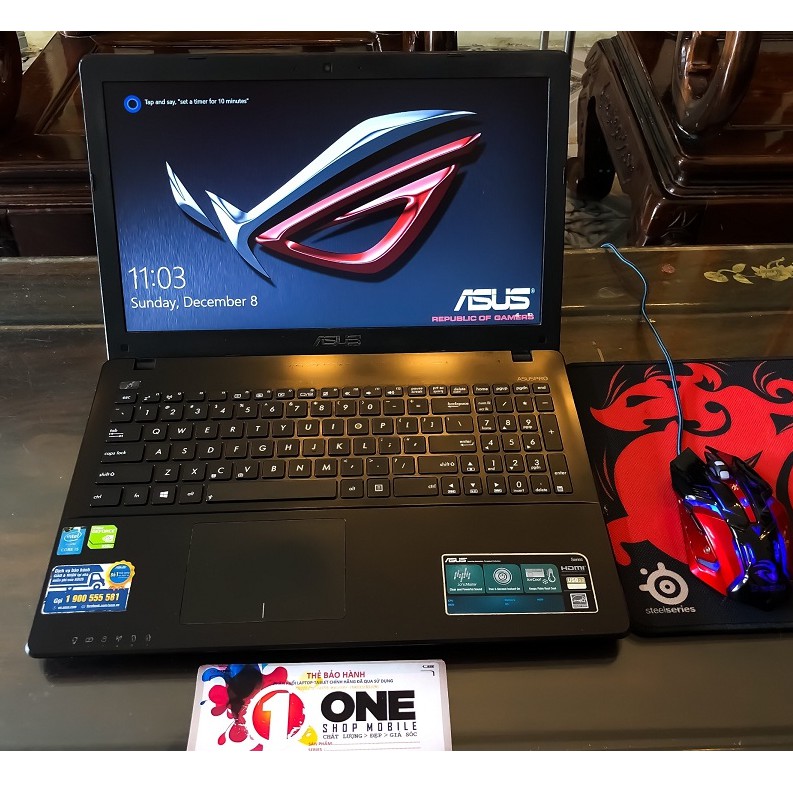 [ Gaming - Đồ Họa ] Laptop Asus Pro P550L Core i7 4510U/ Ram 8Gb/ Card đồ họa rời Nvidia GT820M 4Gb/ Ổ cứng SSD 256Gb .
