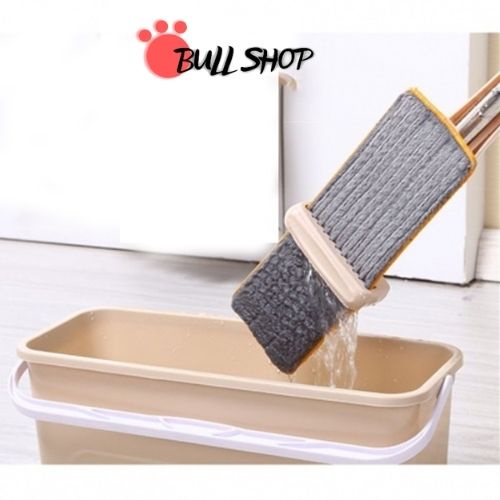 Chổi Lau Nhà - Cây Lau Nhà Thông Minh Tự Vắt Cực Kho Spin Mop Xoay 360 Độ, Tặng Kèm 2 Bông Lau Nhà Mẫu Mới Nhất