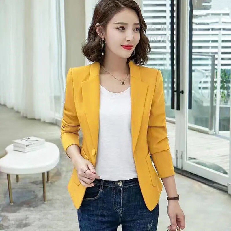 1087	[Factory direct sales] new 2021 plus-size women's fat girl suit jacket Korean version casual 200 jin small suit | BigBuy360 - bigbuy360.vn