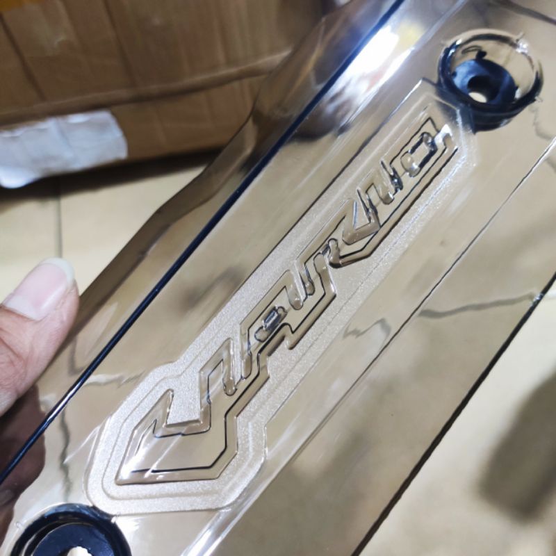 Ốp Pô Che Pô VARIO 2018-2021 Trông Suốt Màu Khói