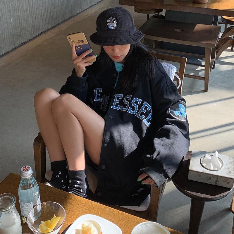 áo bomber basic họa thiết thêu cho cả nam nữ | BigBuy360 - bigbuy360.vn