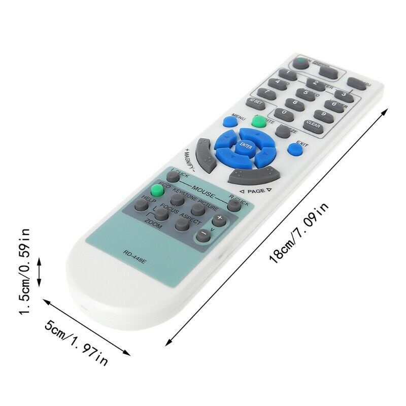 Remote Điều khiển máy chiếu Nec- Hàng chính hãng Nec theo máy mới 100% Tặng kèm Pin