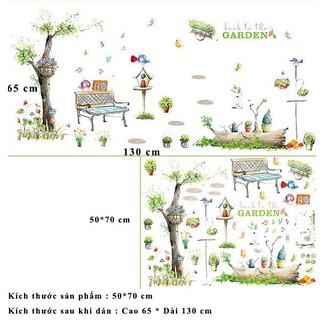 Decal vườn cổ tích XL7093