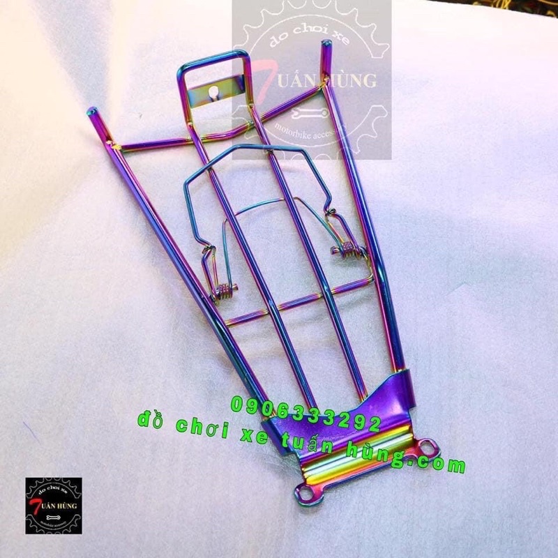 Baga winner v3  titan/7 màu/ sơn tĩnh điện - baga xe win x v3 - gác baga win x v3 - đồ chơi xe winner x v3