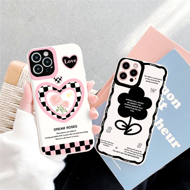 ỐP IPHONE BẢO VỆ CAM CHỐNG BỤI vuông cạnh ốp lưng Dream Roses full case 6 đến 13promax tr355