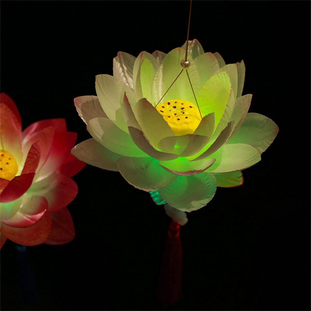 Đèn Lồng Hình Hoa Sen Cầm Tay Độc Đáo Trang Trí Tiệc