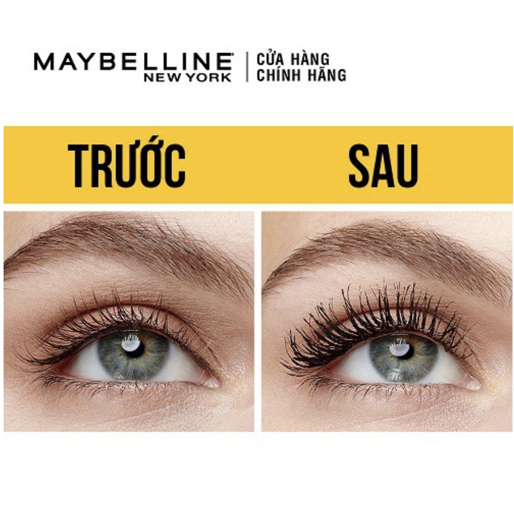 Mascara Maybelline dày mi gấp 10 lần và ngăn rụng mi Col Magnum