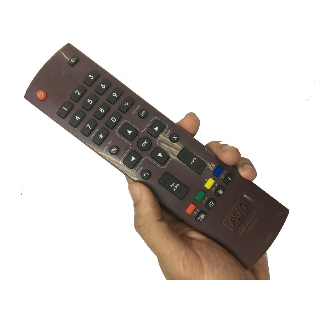 Điều khiển AN VIÊN mã số SR-6666  cho đầu kỹ thuật số TvBox - 🎁Bảo Hành Đổi Mới🎁