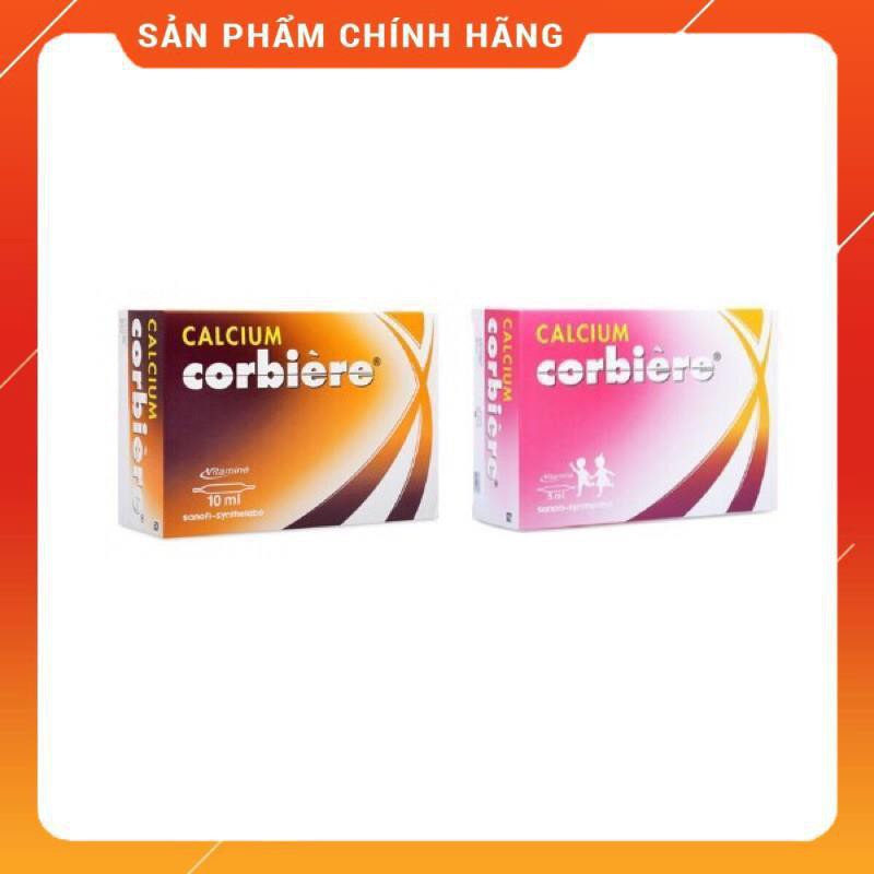 [ CHÍNH HÃNG ] Canxi -  CALCIUM CORBIERE 5ml , 10ml - Hộp 30 ống