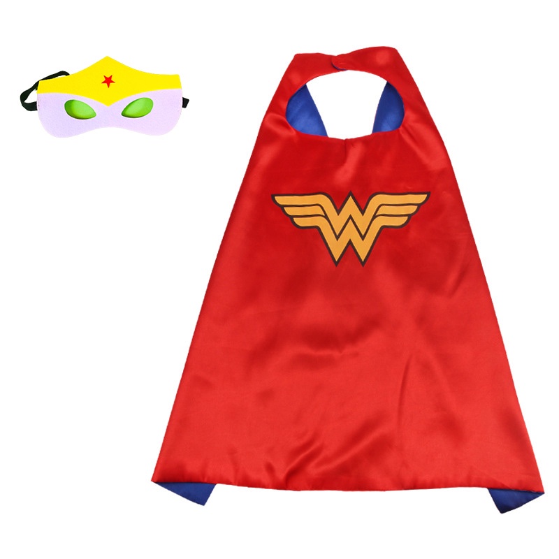 Full Bộ Áo Choàng Siêu Nhân - Người nhện - batman cho bé - Halloween + Kèm mặt Nạ mã XQV85