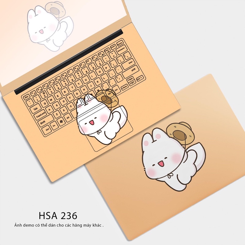 Bộ Decal Skin Dán Laptop - Dành Cho Tất Cả Các Dòng Laptop - Lẻ 1 Mặt; Combo 2 Mặt; 3 Mặt; Full Máy