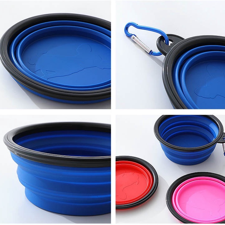 Bát đựng nước, thức ăn cầm tay cho chó mèo, Z12