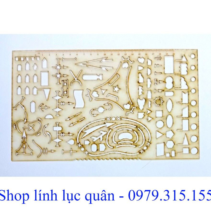 Thước chỉ huy tham mưu mẫu 5