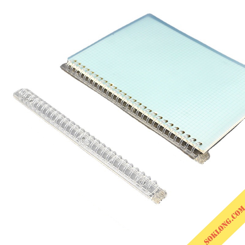 Thanh còng nhựa đóng gáy cứng B5 26 lỗ P13 gáy sổ còng binder refill giấy