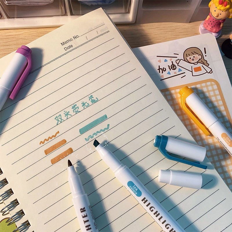 Bộ 5 Bút Bắt Sáng Hai Đầu Dùng Trang Trí Nghệ Thuật