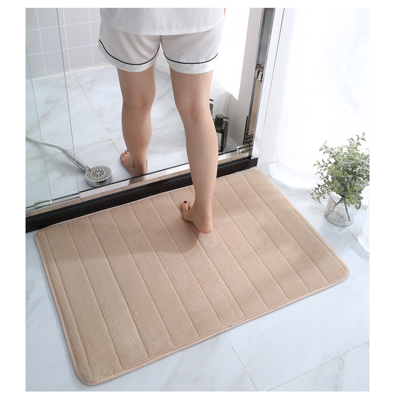 THẢM CHÙI CHÂN DẦY MỀM MỊN SIÊU THẤM NƯỚC 60x40 CM DÙNG CHO NHÀ TẮM PHÒNG KHÁCH