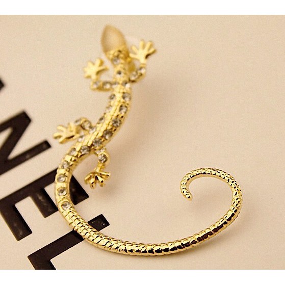 Khuyên tai thằn lằn đeo 1 bên cá tính BT57