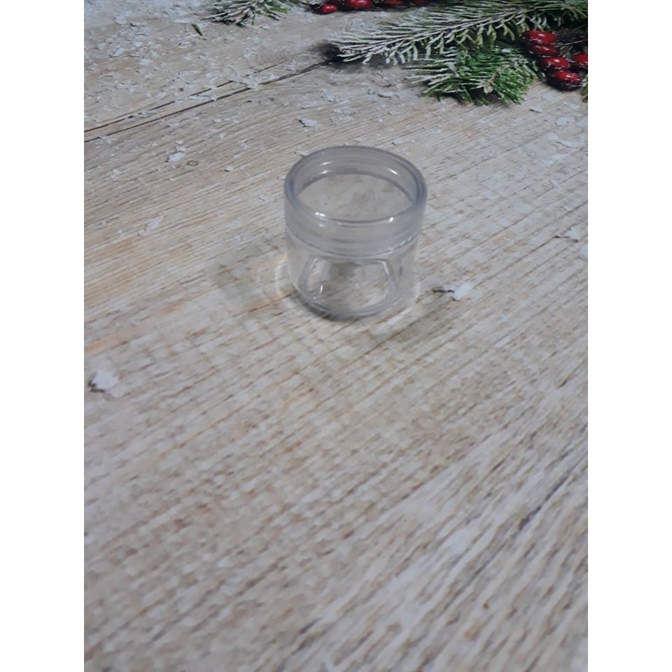 Hũ nhựa chiết tròn đựng 15ml hoặc 15g nắp trong