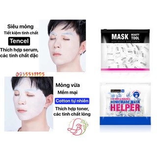 Bịch 100 viên mặt nạ nén Beautyblend bản cotton