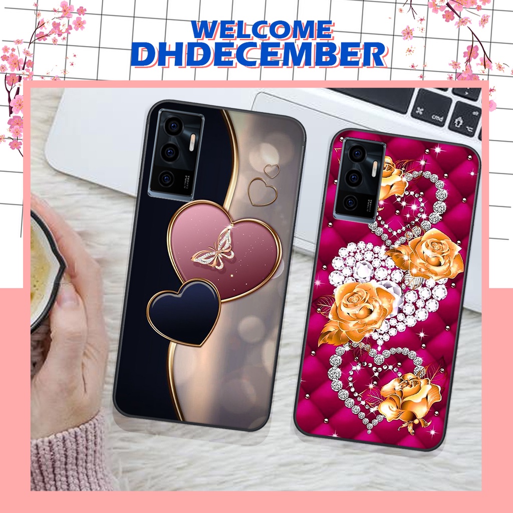 Ốp lưng Vivo V23E in hình hoa tinh tế , mới mẻ DH DECEMBER