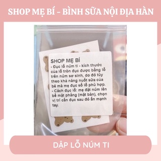 DẬP LỖ NÚM TI ( hỗ trợ đục núm theo nhu cầu)